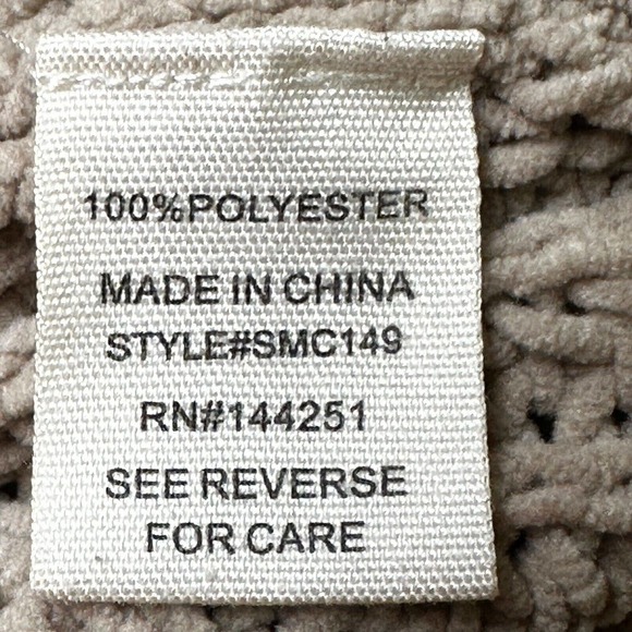 Moon And Madison Sweater Womens Small Ivory Crochet Deep V Neck Cropped Pullover - Picture 5 of 6